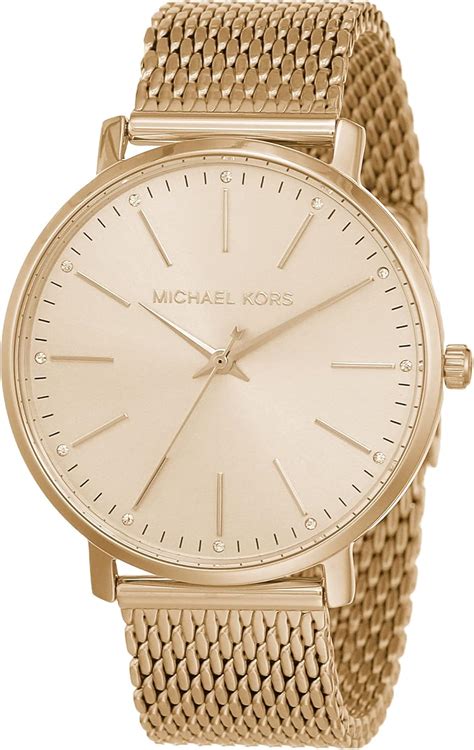 michael kors women watch pyper green|Michael Kors pyper watch gold.